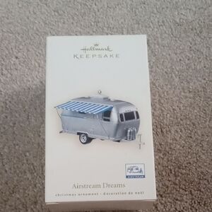 Hallmark Airstream Dreams Ornament - Silver and Blue